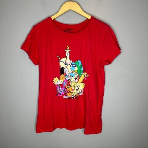 Nickelodeon 90s Cartoon characters Crewneck Tshirt - Picture 1 of 4